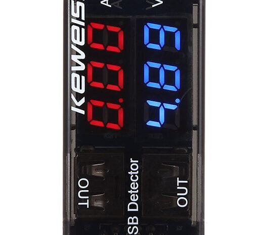 KEWEISI Συσκευή ελέγχου θύρας USB KWS-10VA, 2x USB Output, 3-9V
