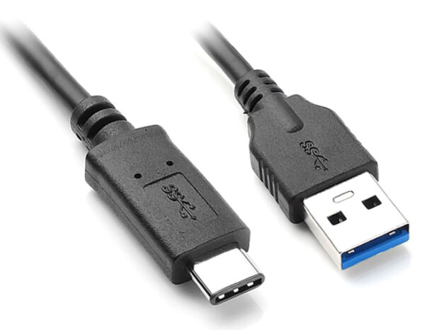 POWERTECH καλώδιο USB 3.0 σε USB-C CAB-UC013, 1m, μαύρο