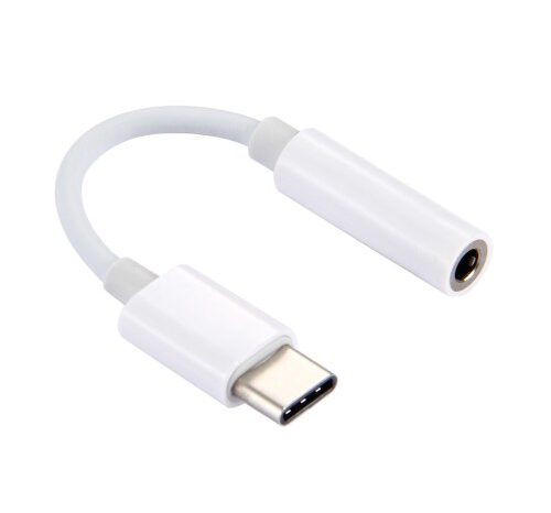 POWERTECH καλώδιο USB-C σε 3.5mm θηλυκό CAB-UC029, CM119B, λευκό