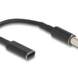 POWERTECH αντάπτορας τροφοδοσίας laptop CAB-UC067, USB-C σε IBM 7.9x5.5mm, μαύρος