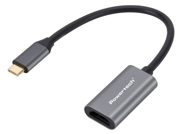 POWERTECH αντάπτορας USB-C σε HDMI CAB-UC086, 4K/60Hz, γκρι