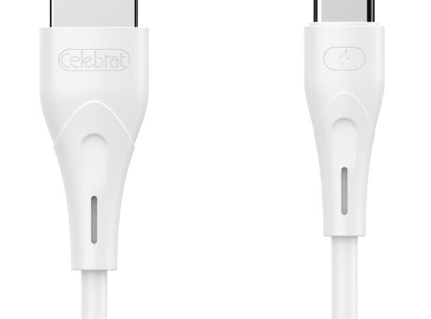 CELEBRAT καλώδιο USB-C σε USB CB-18T, 3A, 480Mbps, 1m, λευκό