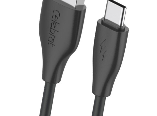 CELEBRAT καλώδιο USB-C σε USB CB-31A, 3A, 480Mbps, 1m, μαύρο