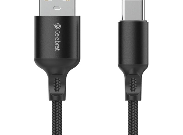 CELEBRAT καλώδιο USB-C σε USB CB-32, 3A, 1m, μαύρο