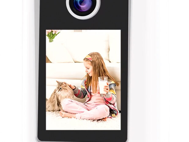 VSTARCAM smart κάμερα CV331S με οθόνη, 3MP, WiFi, 2000mAh, SD