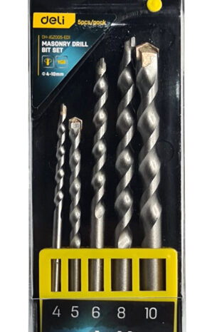 DELI σετ τρυπάνια DH-JGZ005-ED1 για μπετόν, 4-10mm, 5τμχ