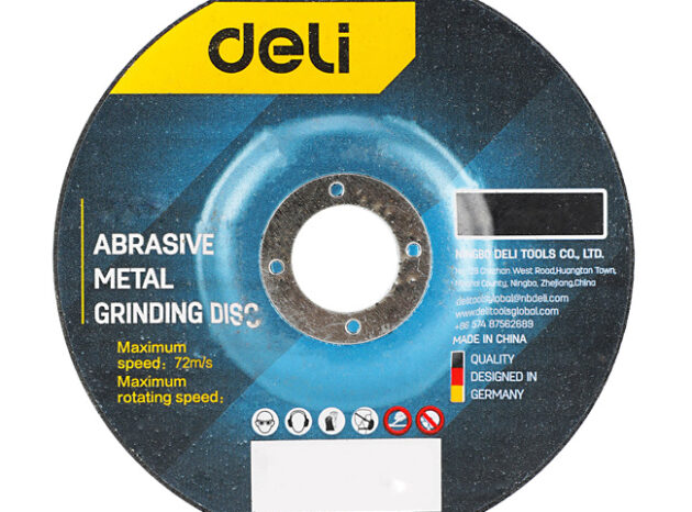 DELI δίσκος λείανσης μετάλλου DH-MGP115-E1, 115mm, 12000rpm, 5τμχ