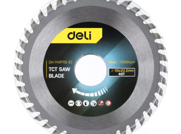 DELI δίσκος κοπής ξύλου DH-MJP115-E1, 40 δόντια, 115mm, 13200rpm