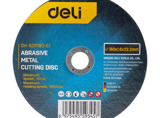 DELI δίσκος κοπής μετάλλου DH-SZP180-E1, 180mm, 8500rpm