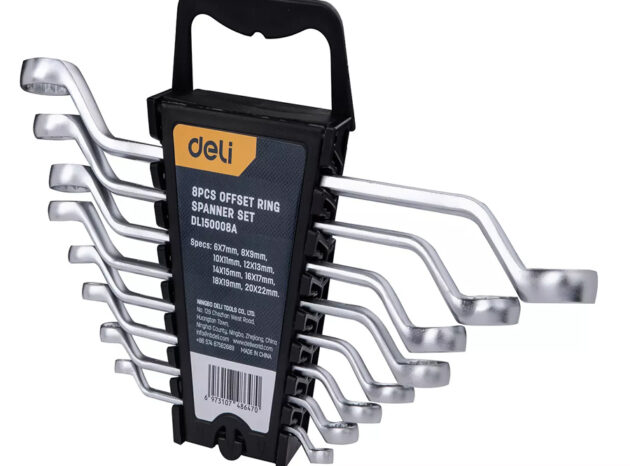 DELI σετ πολύγωνα κλειδιά DL150008A, 6x7-20x22mm, 8τμχ