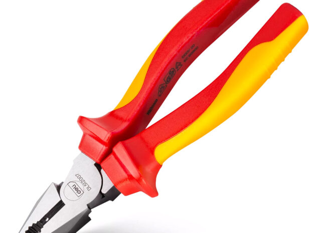 DELI πένσα ίσια ηλεκτρολόγου DL512007, μόνωση VDE 1000V, 18cm