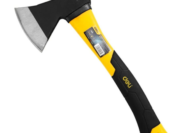 DELI τσεκούρι DL5709 με αντιολισθητική λαβή Fiberglass, 800gr