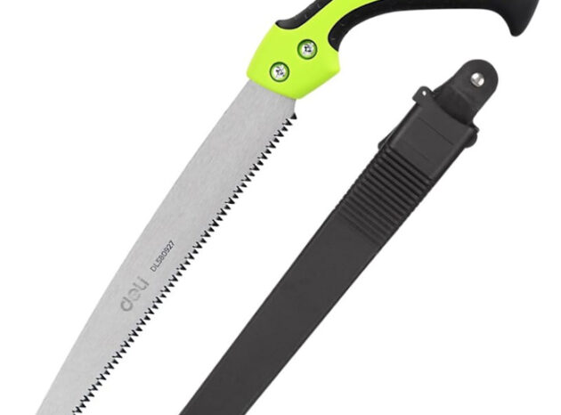 DELI πριόνι ξύλου DL580927 με εργονομική λαβή, 270mm, πράσινο