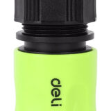 DELI ταχυσύνδεσμος για λάστιχο DL8793 με water stop, 1/2", πράσινος