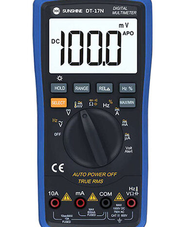 SUNSHINE ψηφιακό πολύμετρο DT-17N, AC 700V/DC 1000V, AC/DC 10A