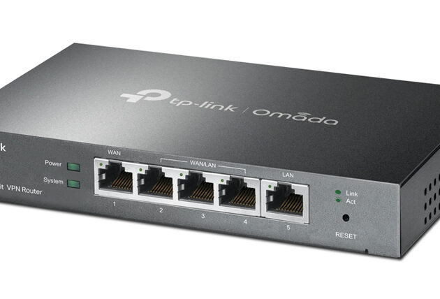 TP-LINK Gigabit VPN router ER605, 5x Ethernet port, Ver 1.0