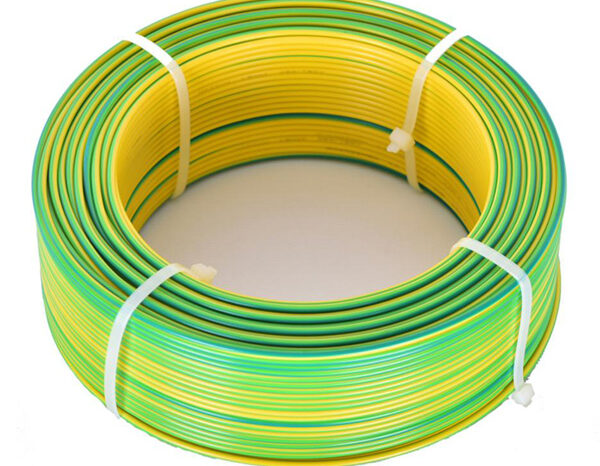 CABLEL καλώδιο H07V-U 4mm², 450/750V, 100m, κίτρινο-πράσινο