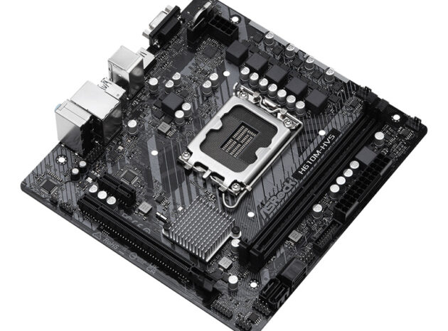 ASROCK μητρική H610M-HVS, 2x DDR4, s1700, USB 3.2 Gen1, mATX