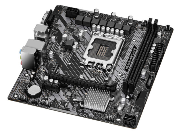 ASROCK μητρική H610M-HVS/M.2 R2.0, 2x DDR4, s1700, USB 3.2 Gen1, mATX