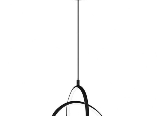 POWERTECH LED φωτιστικό οροφής HLL-0123, 15W, 4000K, Φ22cm x 1m, μαύρο