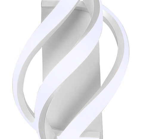 POWERTECH LED φωτιστικό τοίχου HLL-0168, 12W, 4000K, 960lm, λευκό