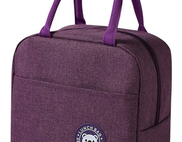 Ισοθερμική τσάντα HUH-0011, 7L, αδιάβροχη, 23x13x21cm, μωβ
