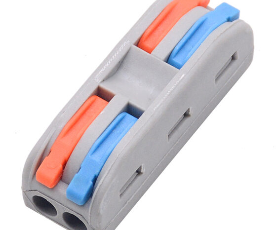 POWERTECH κλέμα σύνδεσης καλωδίων HUH-0090, 2 θέσεων, 0.08mm-4mm², 10τμχ