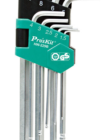 PROSKIT σετ κλειδιά Allen HW-229B σε σχήμα L, 9τμχ