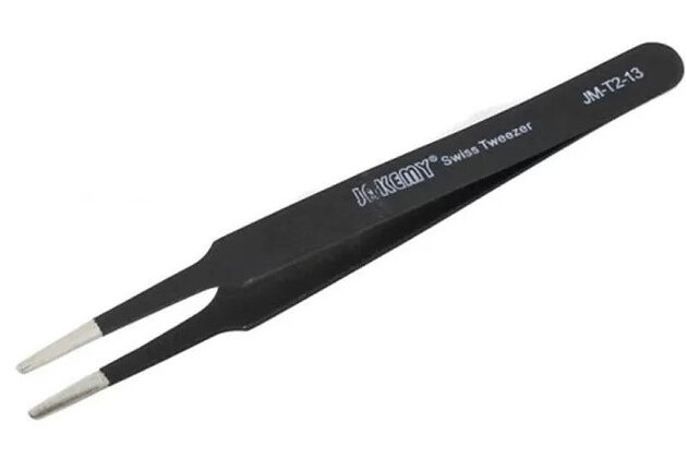 JAKEMY τσιμπίδα JM-T2-13, ανοξείδωτη, SUS304, 120mm, ίσια