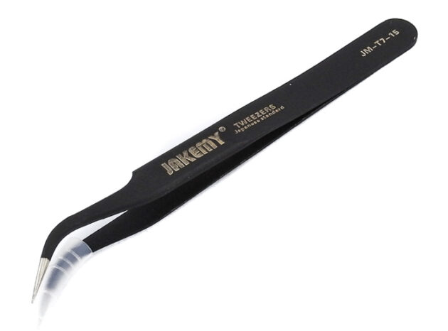 JAKEMY τσιμπίδα JM-T7-15, ανοξείδωτη, SUS201, 123mm, κυρτή