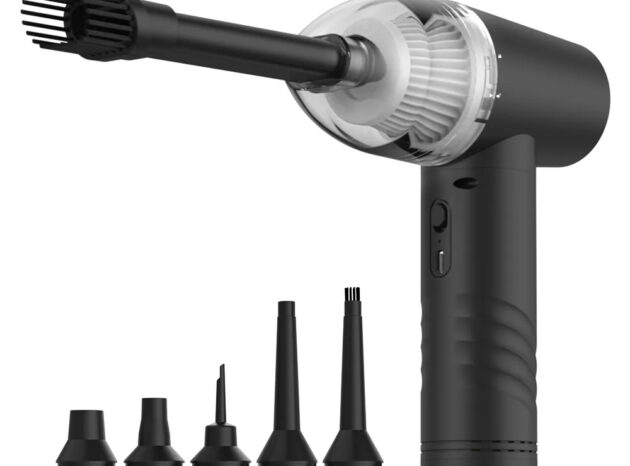 KINZIR 2 σε 1 σκουπάκι χειρός & air duster VC43, 70W, 6000mAh, μαύρο