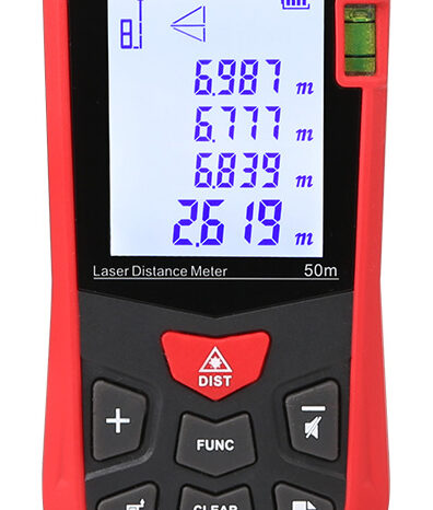 UNI-T laser μετρητής απόστασης LM50A, m/ft/in, 50m