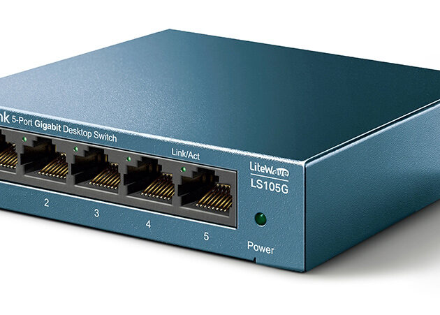 TP-LINK Desktop Switch LS105G, 5-port 10/100/1000Mbps, V.4.40