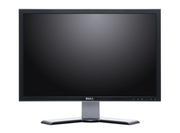 DELL used οθόνη 2407WFP LCD, 24" 1920x1200, VGA/DVI, Grade B