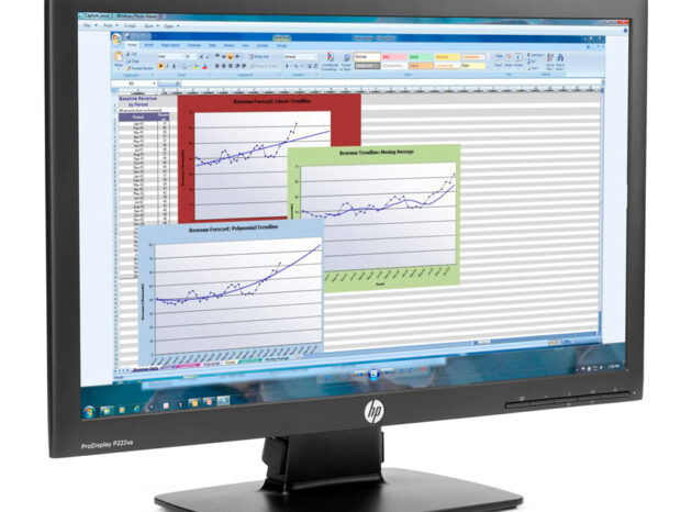 HP used οθόνη P222VA LED, 21.5" Full HD, VGA/DisplayPort, Grade B