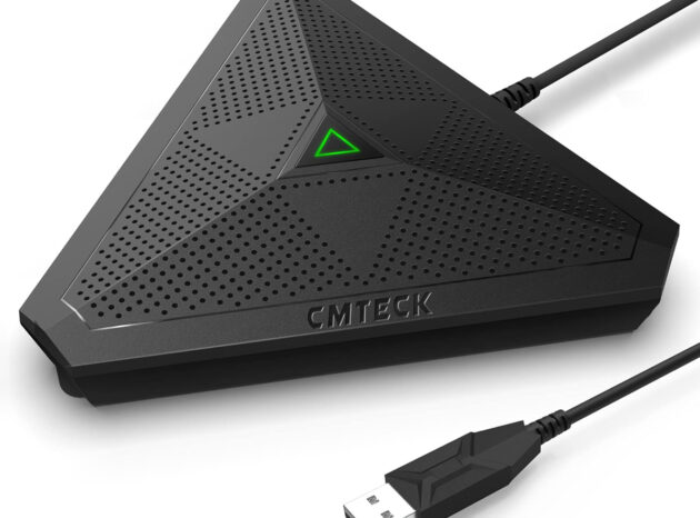 CMTECK επιτραπέζιο μικρόφωνο M001, omnidirectional, USB, μαύρο