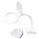 PROSKIT μεγεθυντικός φακός MA-1010U, κλιπ & βάση, LED, 3D 1.75x, λευκός