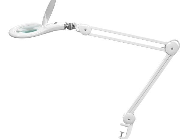 PROSKIT μεγεθυντικός φακός MA-1209LI με σφιγκτήρα, LED, 5D 2.25x, λευκός