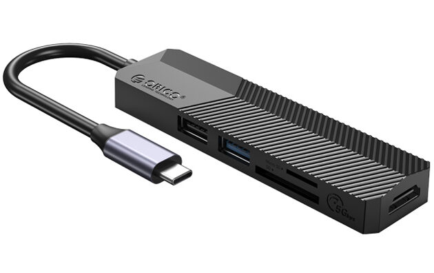ORICO docking station MDK-5P, 5 θυρών, USB-C σύνδεση, 4K, μαύρο