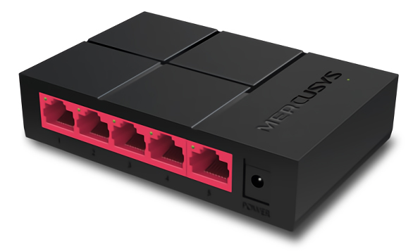 MERCUSYS desktop switch MS105G, 5x 10/100/1000 Mbps, V2.40