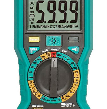 PROSKIT ψηφιακό πολύμετρο MT-1280D, 1000V DC, NVC, True RMS
