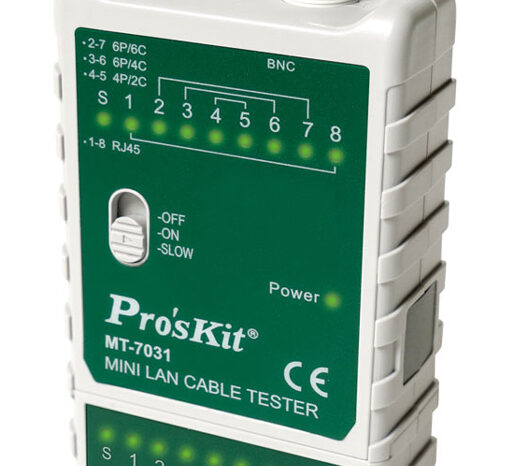 PROSKIT tester καλωδίων δικτύου MT-7031 για RJ45/11/12/22 & BNC