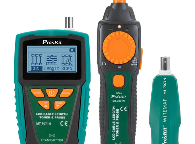 PROSKIT tester καλωδίων δικτύου MT-7071N για RJ45/11/12 & BNC