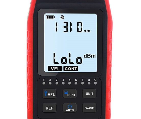 NOYAFA tester καλωδίων οπτικής ίνας NF-908L, 850-1625nm, -60~8dBm
