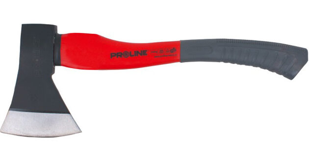 PROLINE τσεκούρι 12810 με αντιολισθητική λαβή, DIN 7287, 1000gr