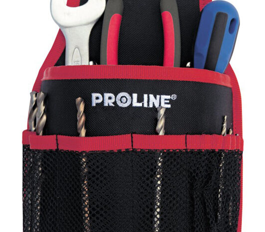 PROLINE εργαλειοθήκη ζώνης 52062 για εργαλεία χειρός, 11 θέσεων, μαύρη