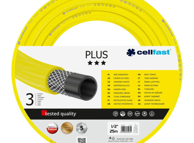CELLFAST λάστιχο ποτίσματος 10200, 25 bar, 1/2", 25m
