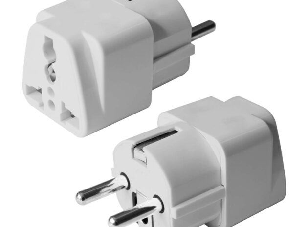 POWERTECH αντάπτορας ρεύματος PT-1097 German type/Universal, λευκό, 5τμχ