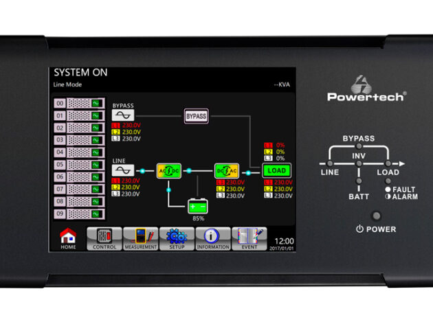 POWERTECH LCD οθόνη αφής 10" PT-10LM, για συστήματα UPS