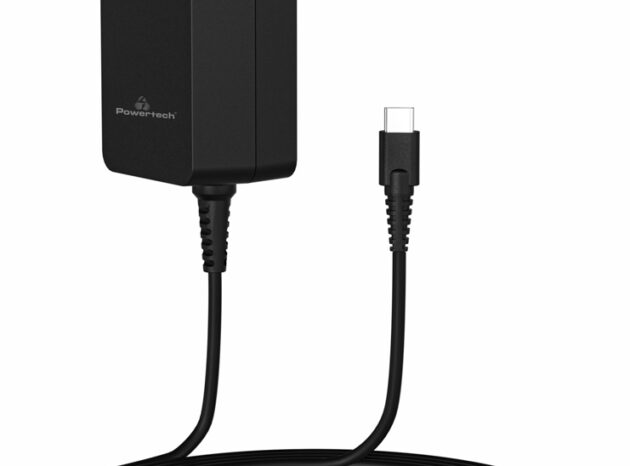 POWERTECH φορτιστής laptop PT-1155, USB-C PD, universal, 45W, μαύρος